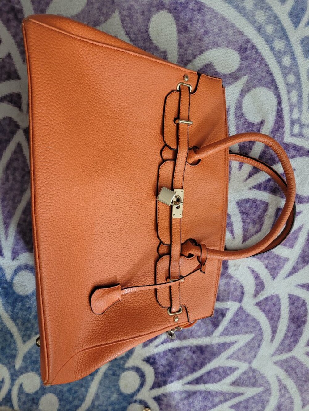 Birken-style leather bag